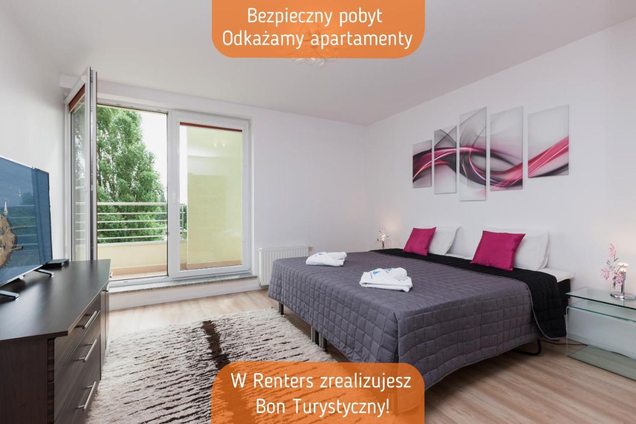 Riverside Apartment With Balcony By Noclegi Renters Swinemünde Exterior foto